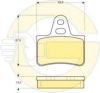 GIRLING 6110719 Brake Pad Set, disc brake